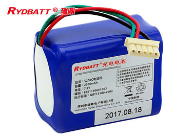 Pacchetto della batteria di aa 6S1P 2500mAh 7,2 V Nimh per l'aspirapolvere di 380T 5200c