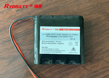 industriale del pacchetto della batteria del pacchetto/14.8V 2.2Ah Li 18650 della batteria 4s1p 18650