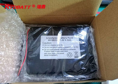 60100130 pacchetti 2S1P 7.4V 9.5Ah della batteria del polimero di Li per attrezzatura elettrica