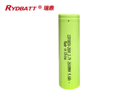 pacchetto all'aperto della batteria dei prodotti 2600mAh 3.7V 9.6Wh Li Ion 18650