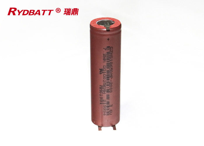 Batteria profonda di volt 18650 del ciclo 2000mAh 7.2Wh 3,6