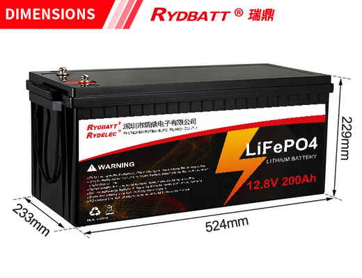 batterie del fosfato del ferro del litio di 12.8V 200Ah LFP LiFePO4 32700 cellule 2000 cicli