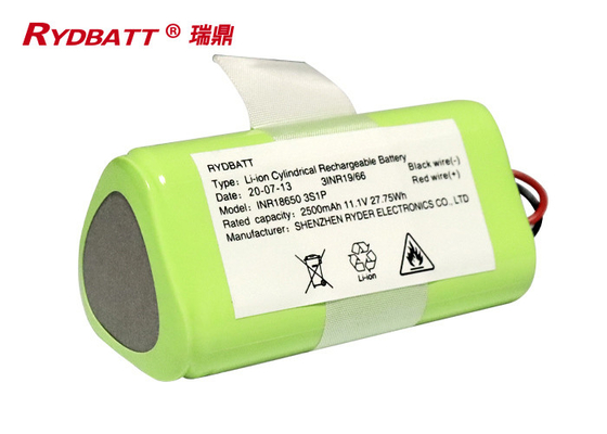 pacchetto della batteria di 2600mAh 11.1V 3S1P Li Ion 18650 per gli elettrodomestici