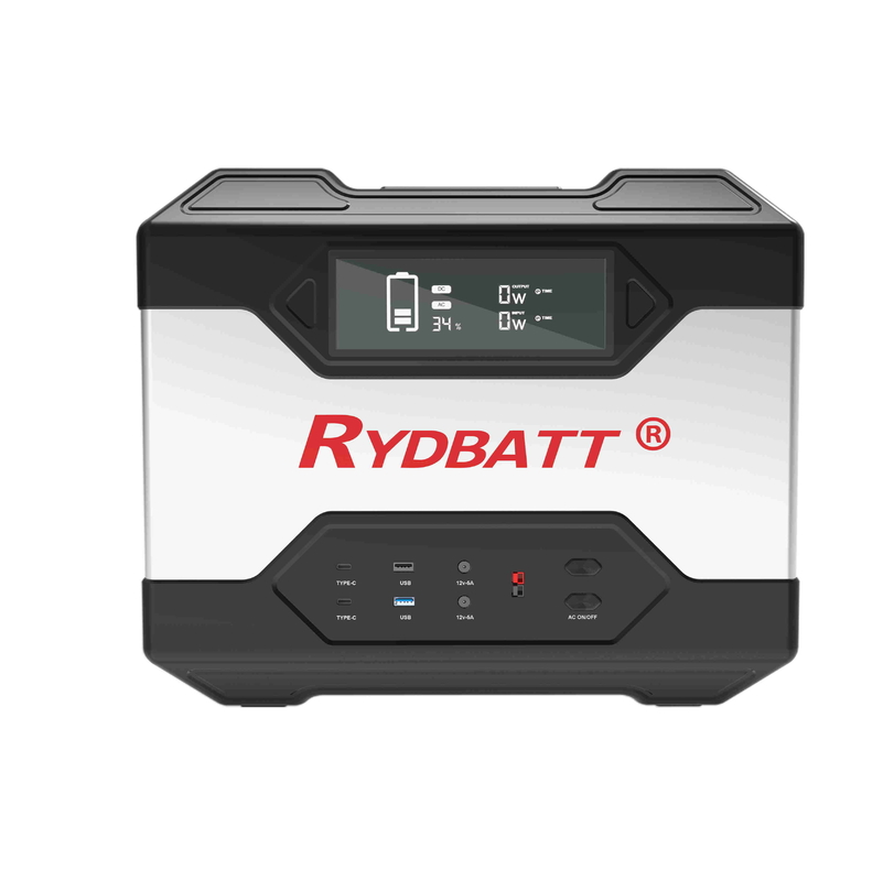 Ryder Portable Power Station 2400W (picco 4000W), 2400Wh tassa veloce di sostegno della batteria LiFePO4 1,5 ore 100%, Generato solare