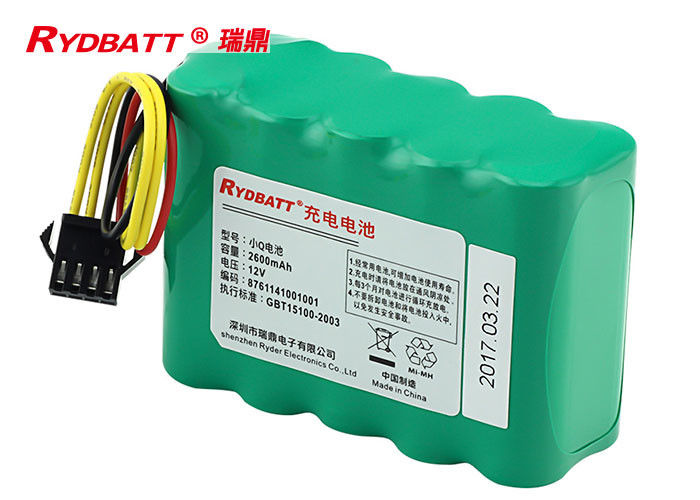 Batteria di Nimh del pacchetto/12 volt della batteria di 10S1P 12v 2000mah Nimh per il pulitore di ECOVACS